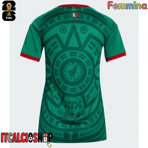 Messico Prima Maglia Femmina Mondiali 2026 Manica Corta